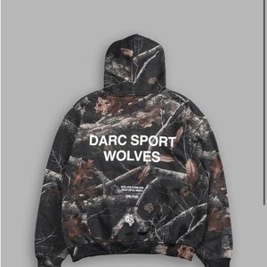 NWT DARC SPORT WOLVES "PIERCE" HOODIE IN DARC BROWN WOODLAND CAMO (large)